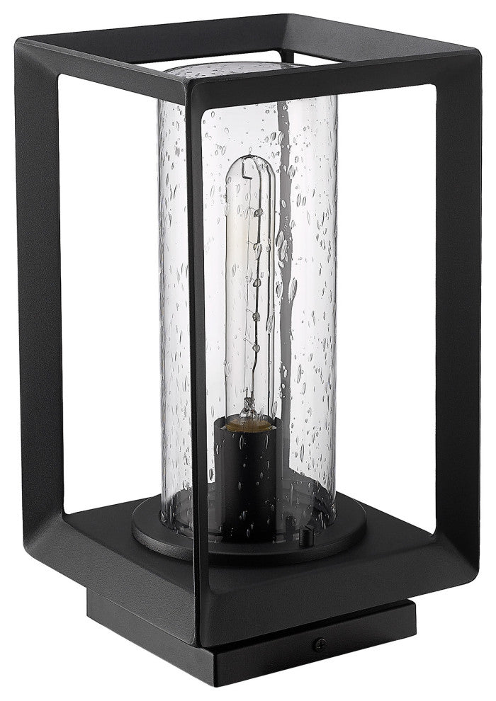 Golden Lighting 2073-OPR SD Smyth 13" Tall Post Light - Natural Black