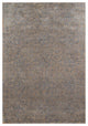 8" X11" X 0.5" Blue Wool Area Rug