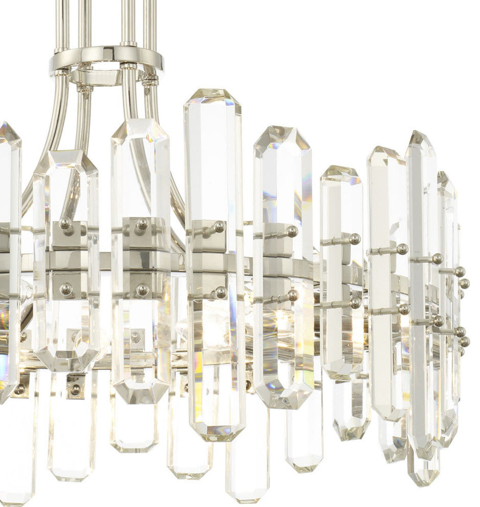 Crystorama Lighting Group BOL-8888 Bolton 8 Light 25"W Crystal - Polished
