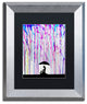 Marc Allante ''Cradle'' Art, Silver Frame, Black Mat, 14x11
