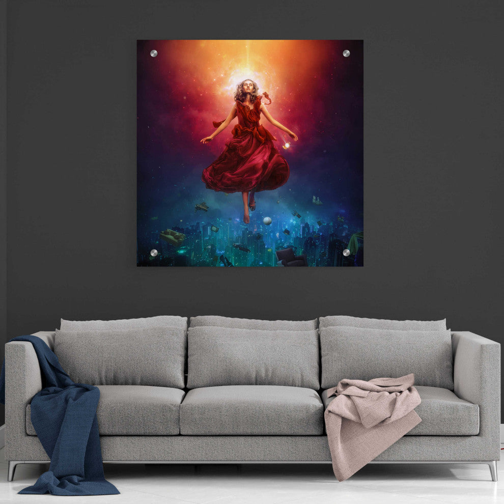 Epic Art 'Elevate' by Mario Sanchez Nevado, Acrylic Glass Wall Art, 36"x36"