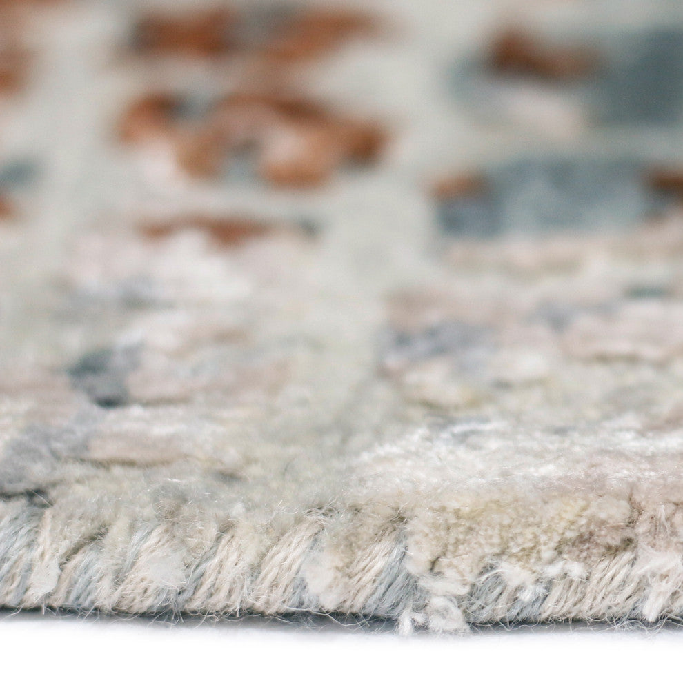 Hermitage Clara Area Rug, Gray, 8' x 10', Abstract