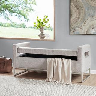 Madison Park Crawford Soft Close Storage Bench