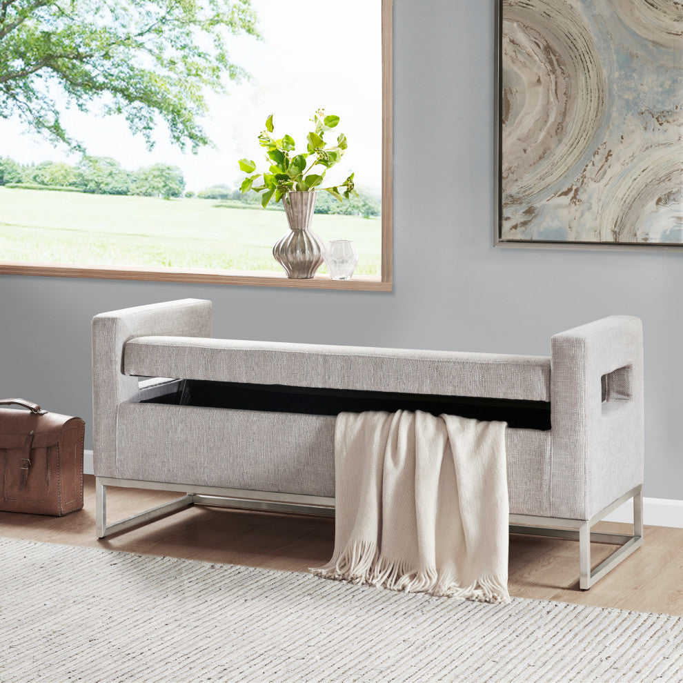 Madison Park Crawford Soft Close Storage Bench