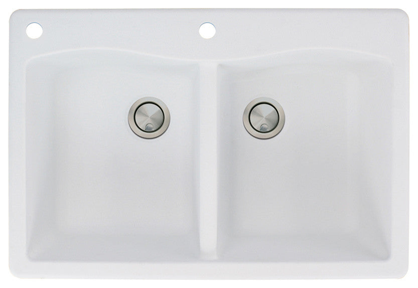 Transolid Aversa, White, 22"x33"x9.5"