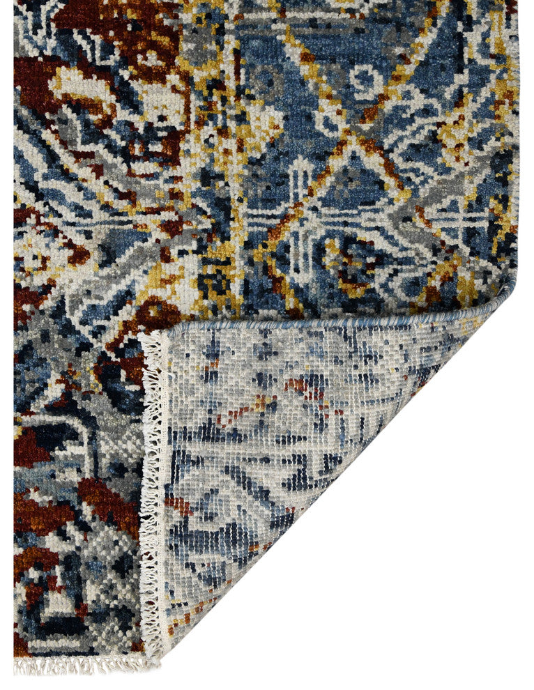 Bristol Jorenie Area Rug, Blue, 9' x 12', Bordered