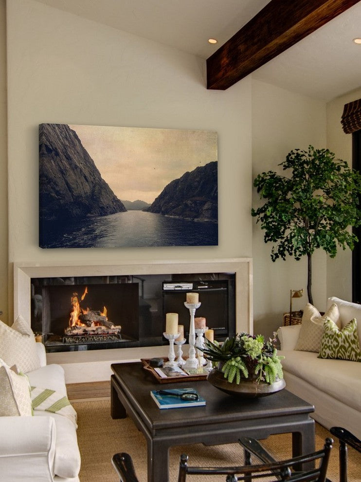 "Follow Your Heart" Print on Canvas by Ingrid Beddoes