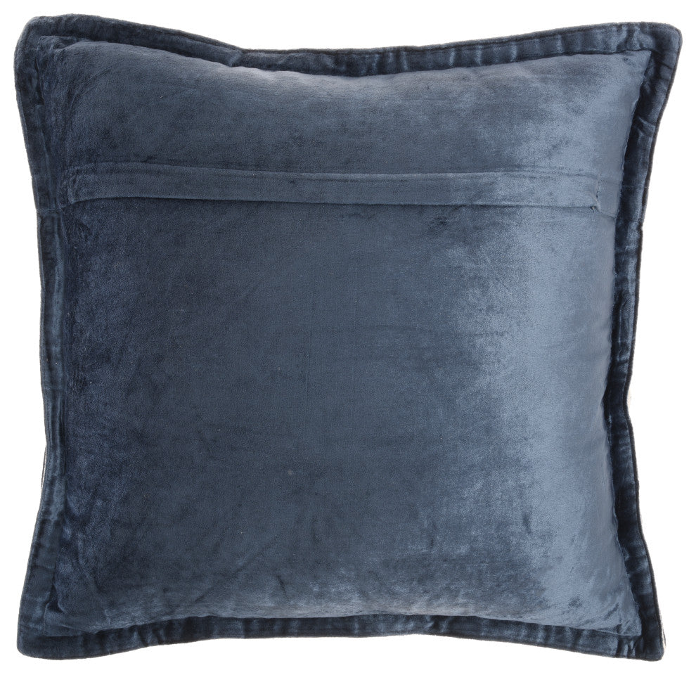 Mina Victory RC990 Throw Pillow, Blue, 20" X 20"