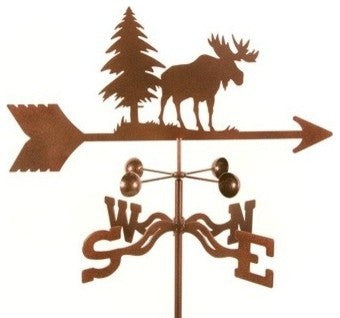 Moose Weathervane With Post Mount