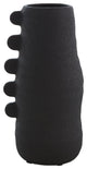 Primitive Porcelain Vase, Black