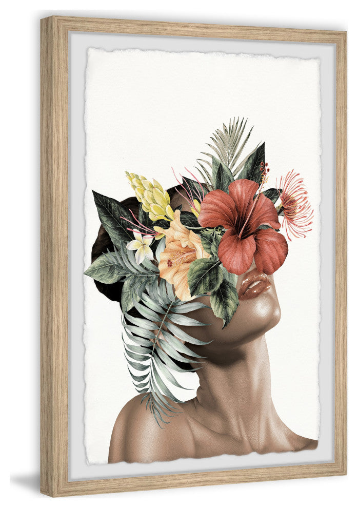 "Chin Up Princess" Framed Painting Print, 30x45
