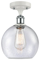 Innovations Lighting 516-1C-WPC-G124-8-LED 1 Light 8" Semi-Flush Mount