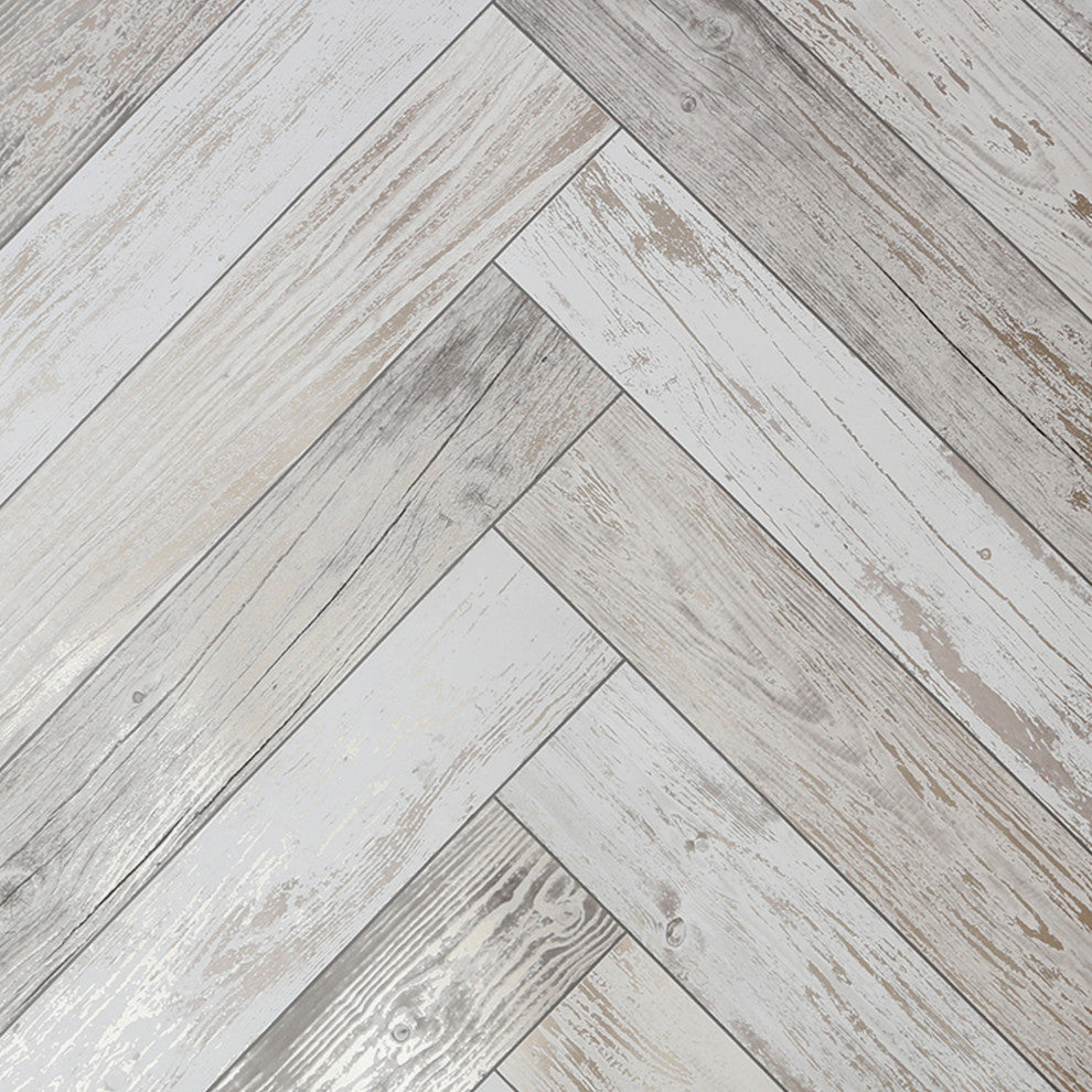Rustic Parquet Natural and Gold Wallpaper