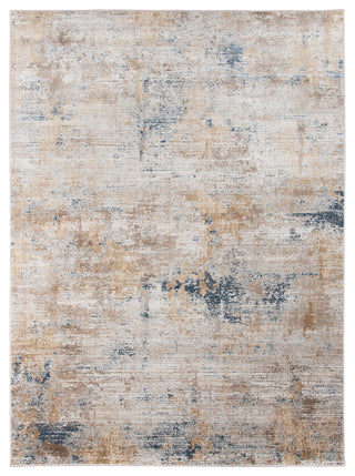 Haleena Menno Gold Polyester Blend Area Rug, 5'3"x7'6"