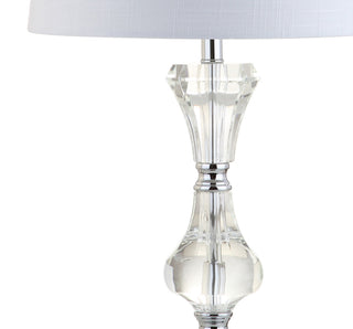 Riley 25" Crystal Table Lamp, Clear