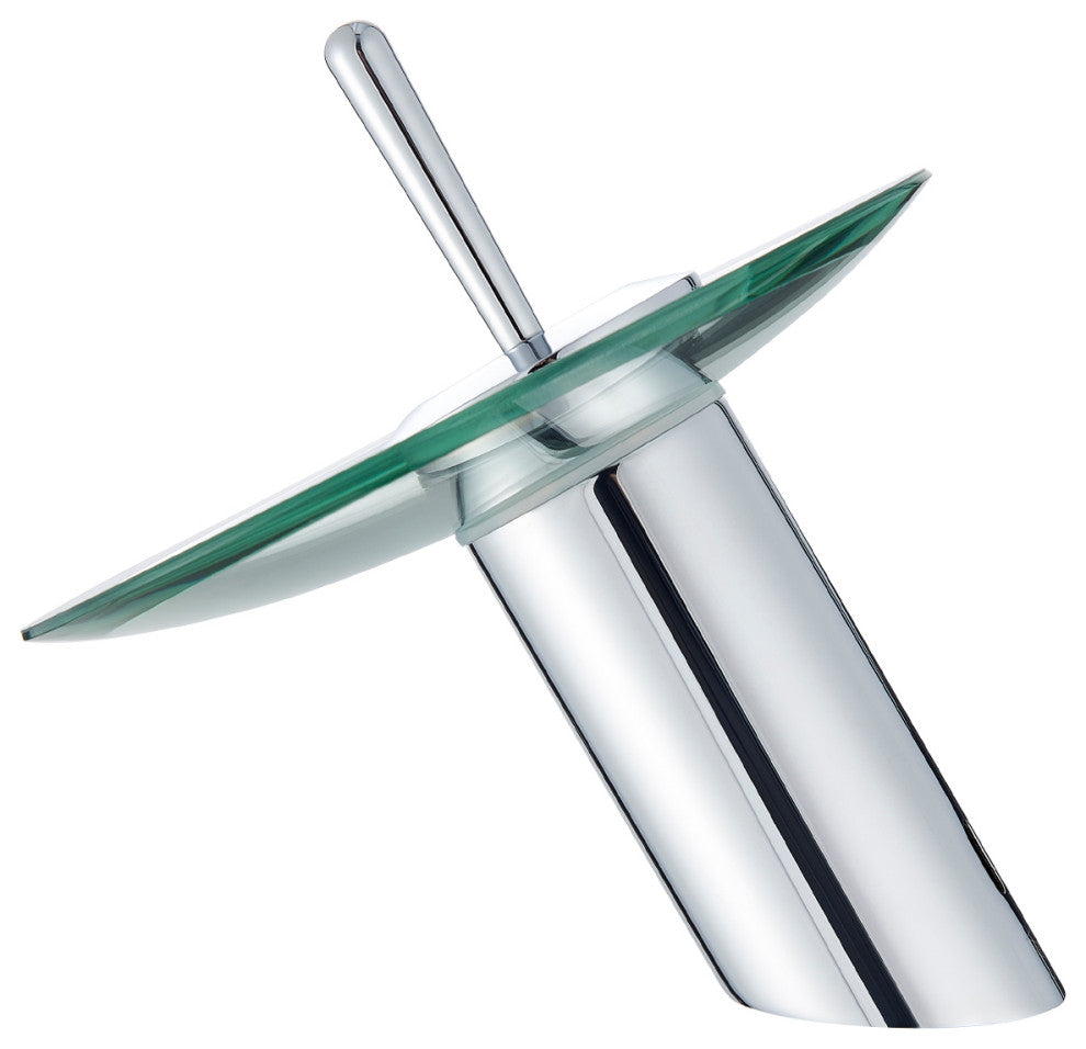 Torino Falls Single Hole Bathroom Faucet, Polished Chrome