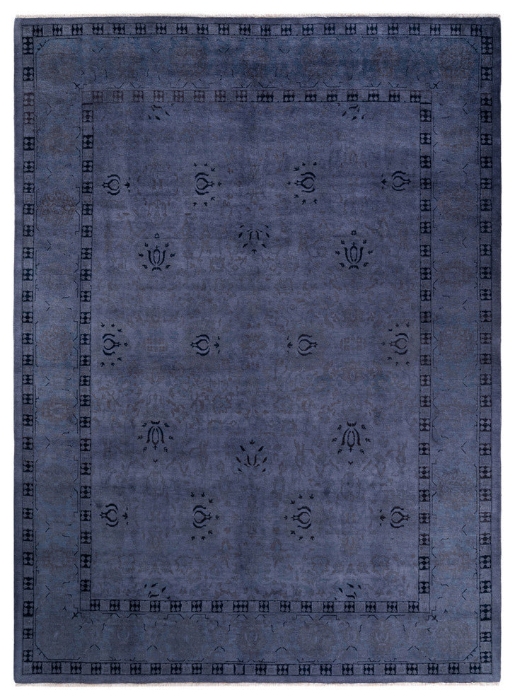Fine Vibrance, One-of-a-Kind Hand-Knotted Area Rug Orange, 9' 0 x 12' 0
