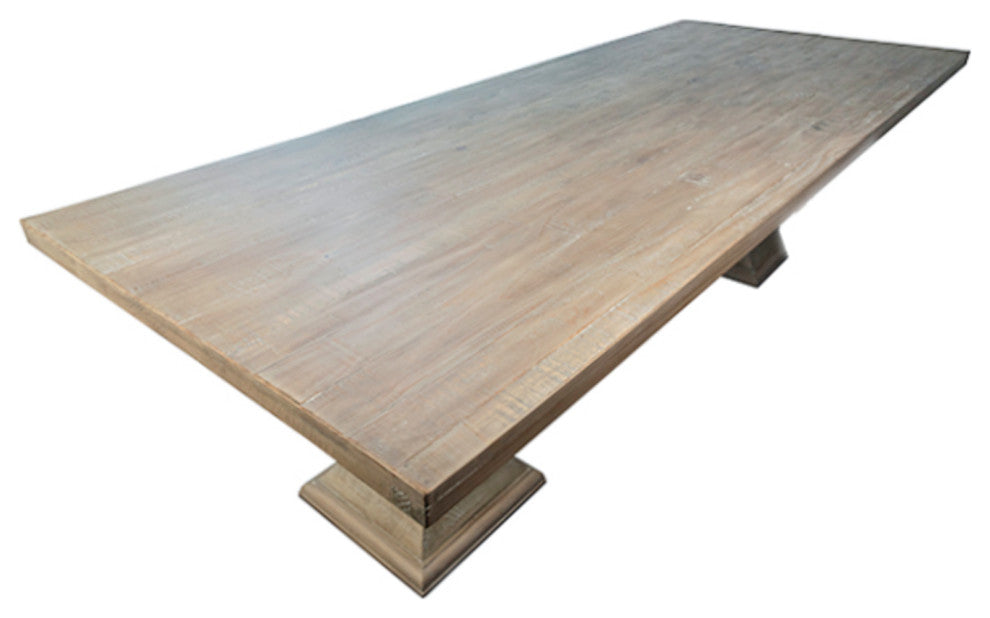 Hourglass Pedestal Dining Table