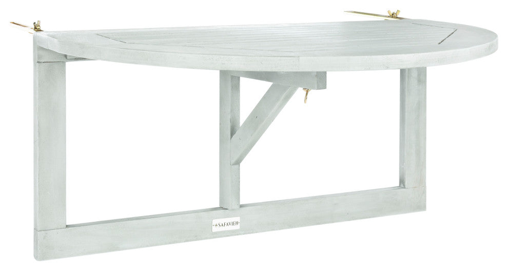 Safavieh Owens Balcony Hanging Half Table Gray Wash