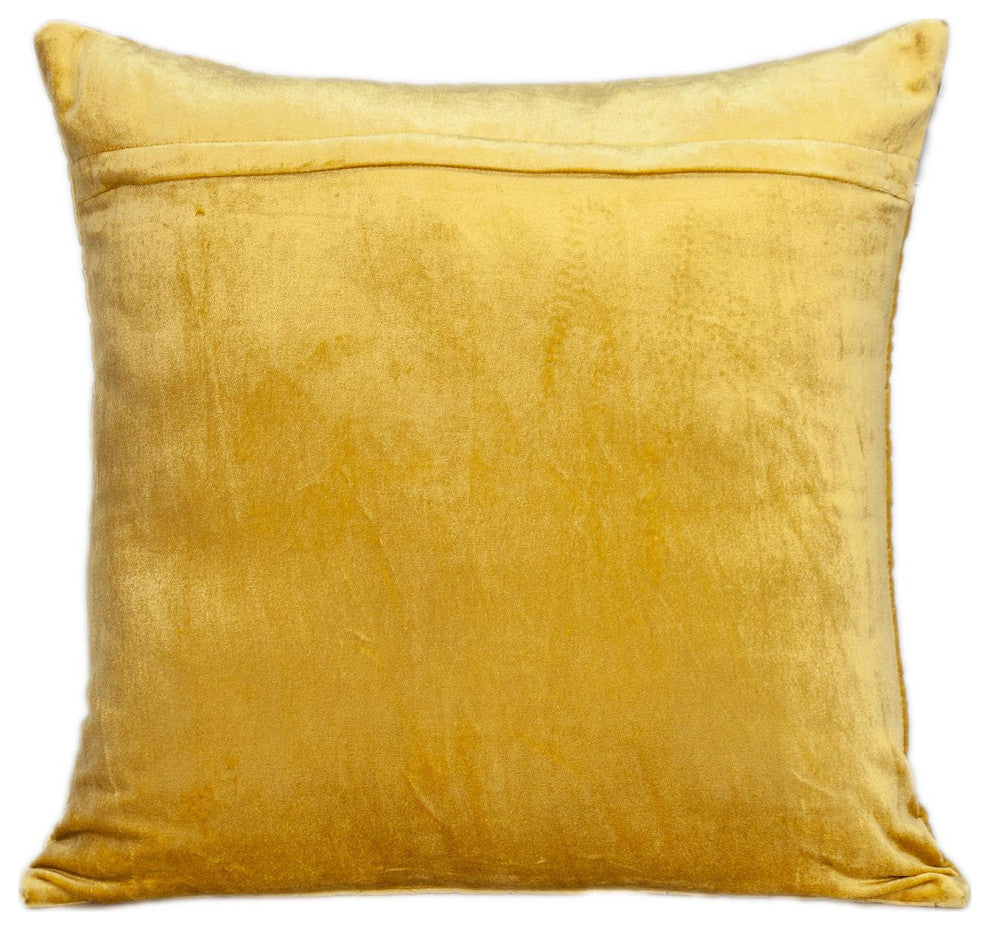 Parkland Collection Delta Yellow Throw Pillow