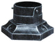 Aluminum Stub Post Base, Oil Rubbed Bronze