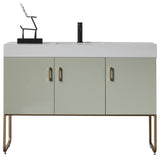 Cartisan Design Veemon Dual Mount Vanity, Pine Mist, 48"
