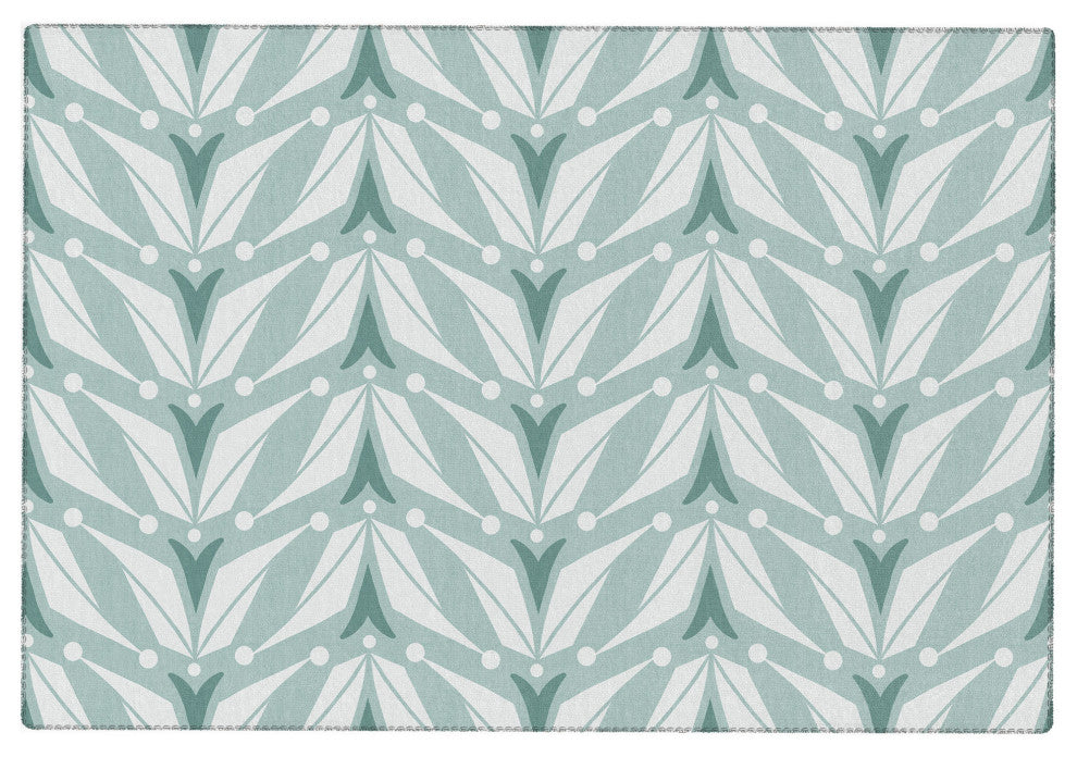 Heather Dutton Tulipa Mist Area Rug, 5'x7'