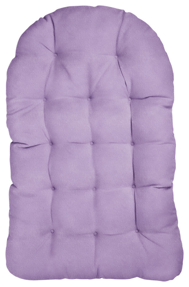 Mozaic Home Lavender Suede Egg Chair Cushion