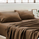 Bare Home Microfiber Pillowcases - Set of 2, Cocoa, King