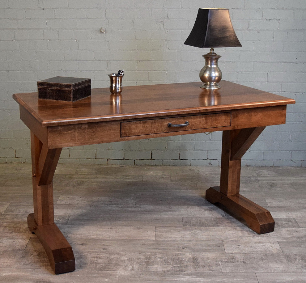 Bristol Writing Desk, Cognac Brown