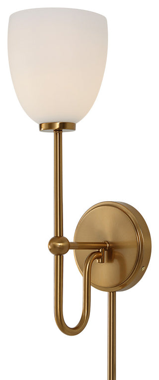 Trophy 1 Light Brass Sconce