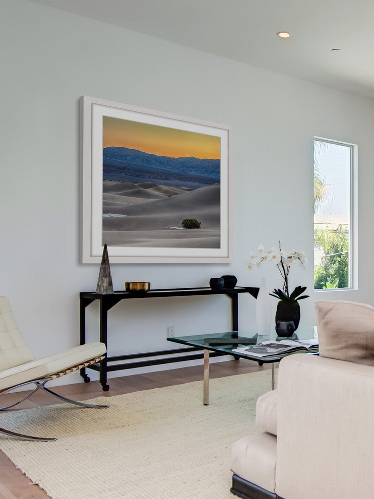 "Rolling Sand Hills Square" Framed Art Print