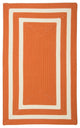 Colonial Mills La Playa PY41 Tangerine Indoor/Outdoor Area Rug, Square 4'x4'