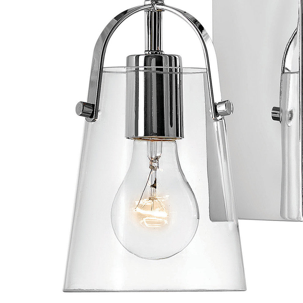 Hinkley Foster Medium Single Light Vanity, Chrome