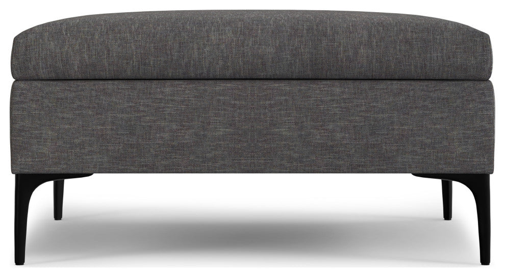 Rebecca Coffee Table Storage Ottoman With Lift Up Lid, Slate Grey