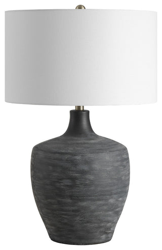 Uttermost 30367-1 Graphite 25" Tall Buffet Table Lamp - Multi-Colored