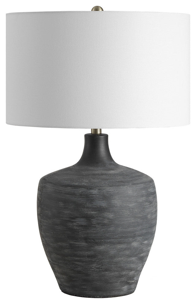 Uttermost 30367-1 Graphite 25" Tall Buffet Table Lamp - Multi-Colored