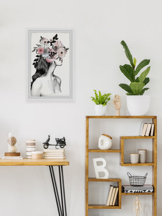 "Flower and Dreams" Framed Painting Print