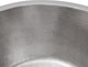 16" Round Hammered Copper Prep Sink in Nickel With 3.5" Drain Opening