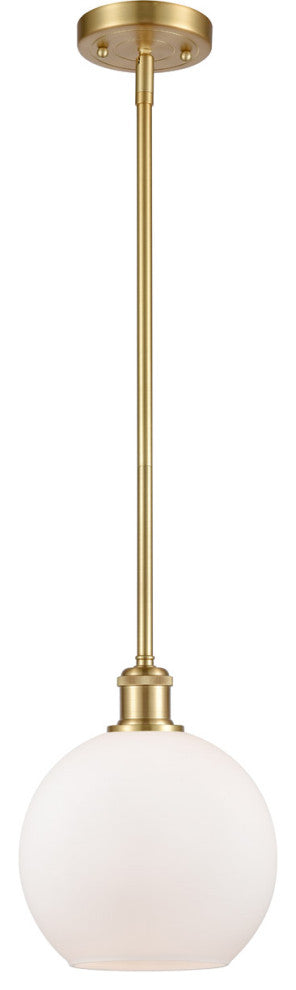 Innovations Lighting 516-1S-SG-G121-8 Athens 1 Light 8" Mini Pendant