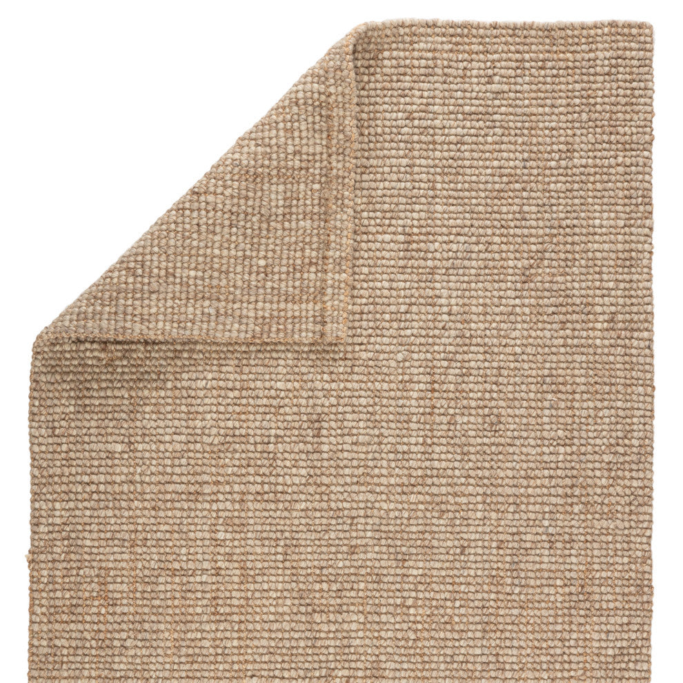 Jaipur Living Oceana Natural Solid Light Gray/Tan Area Rug (2'X3')