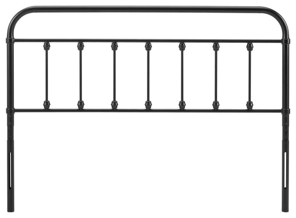 Sage King Metal Headboard-Black