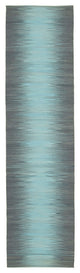Rug N Carpet - Handmade Oriental 3' 5'' x 13' 6'' Modern Design Wool Kilim Rug