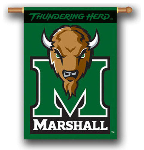 Marshall University, 28"x40" 2-sided NCAA Banner