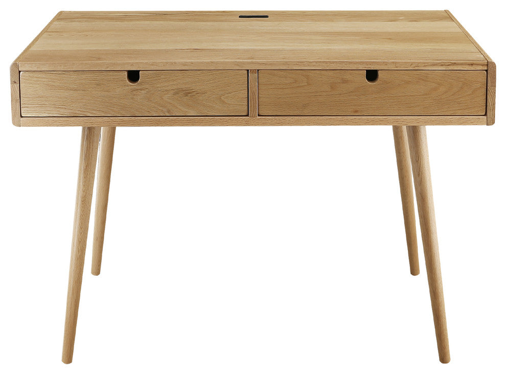American Trails Freedom Desk , USB Ports, Made of Solid American Oak