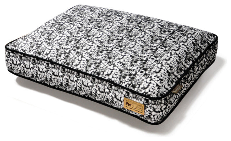 Rectangular Bed Frolic, White, Medium