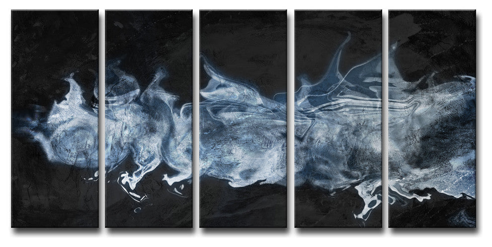 Ready2HangArt 'Glitzy Mist XLIV' by Tristan Scott, 30"x60", 5 Piece Set