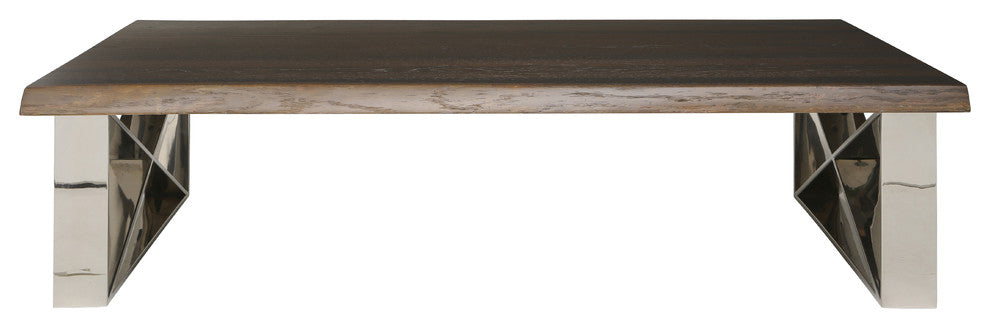 Aix Coffee Table, Seared Oak