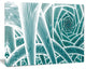 Blue Fractal Endless Tunnel, Abstract Canvas Art Print, 20x12