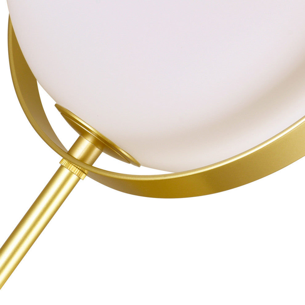 Da Vinci 1 Light Table Lamp With Brass Finish